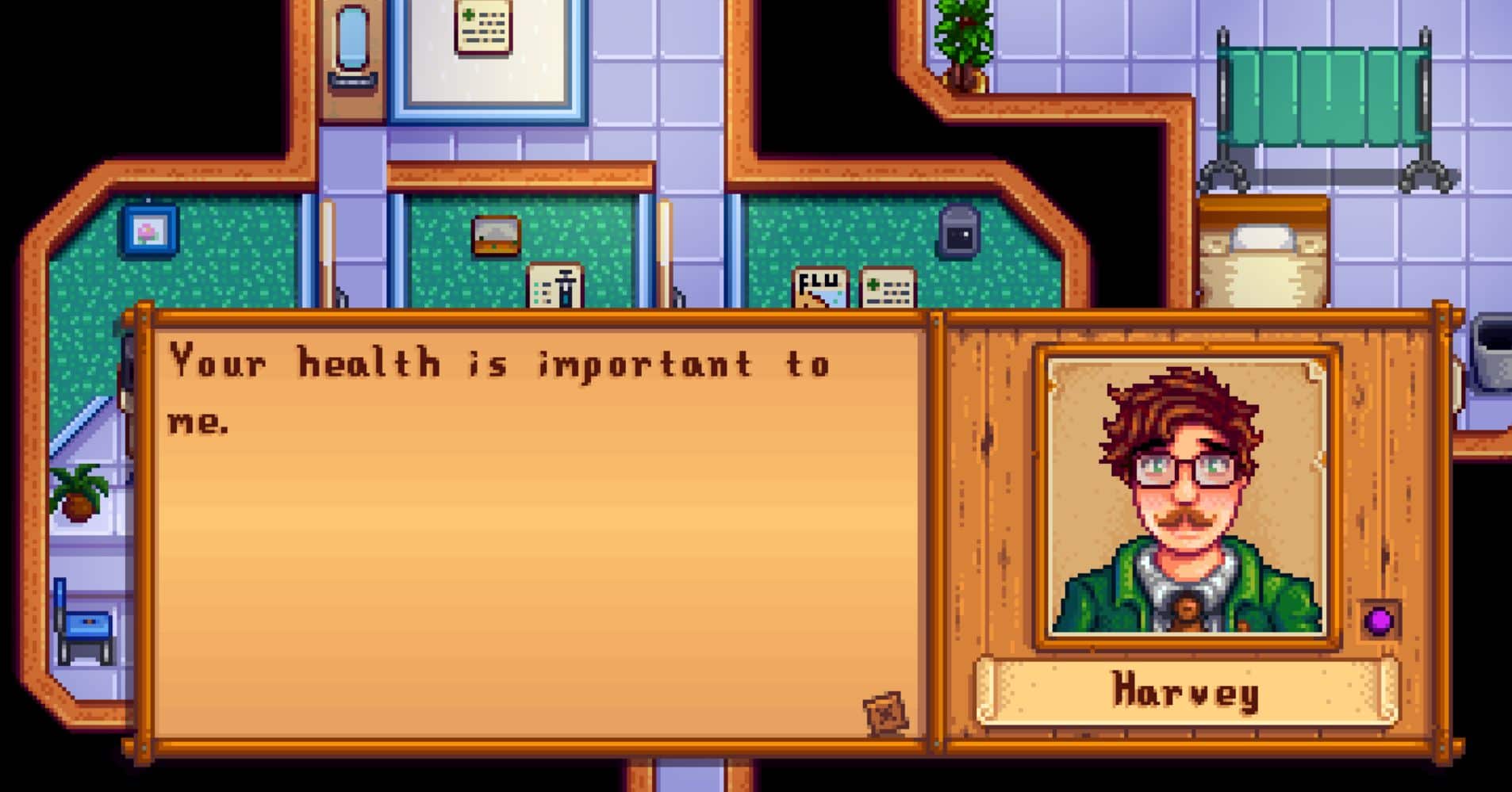 Harvey says he cares about your health