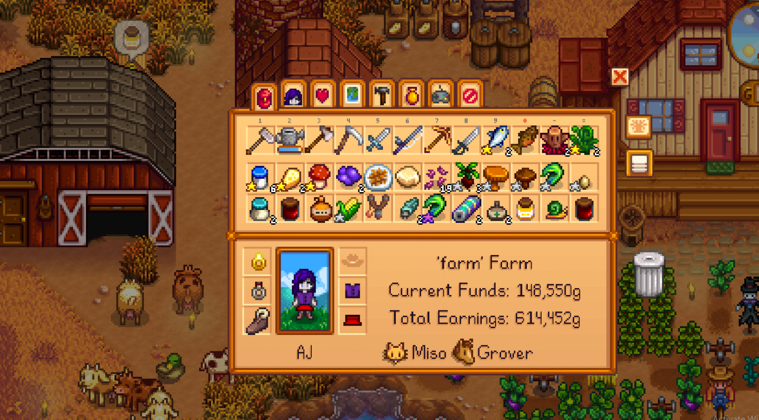 IS YOUR STARDEW VALLEY INVENTORY ALWAYS FULL? THEN THIS IS FOR YOU