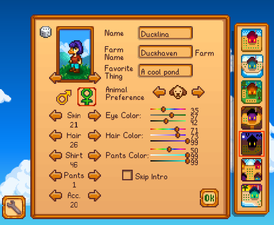 Stardew Valley: Blue Hair Character Customization - wide 4