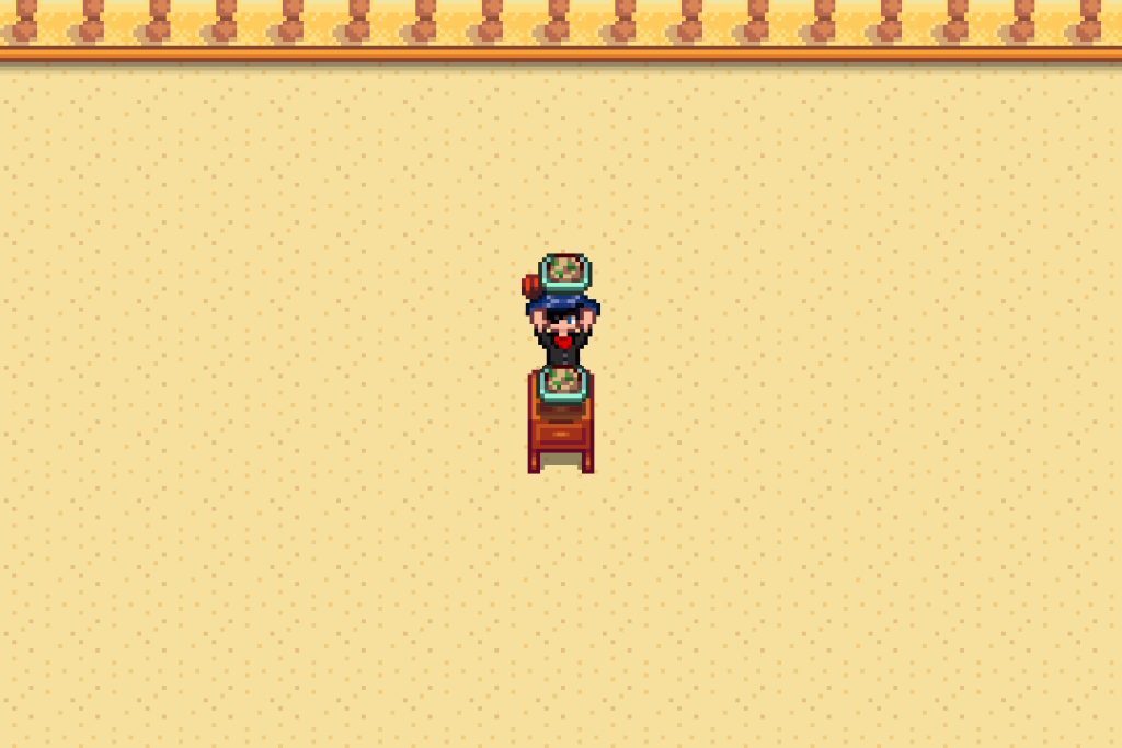 The player holding a Fiddlehead Risotto.