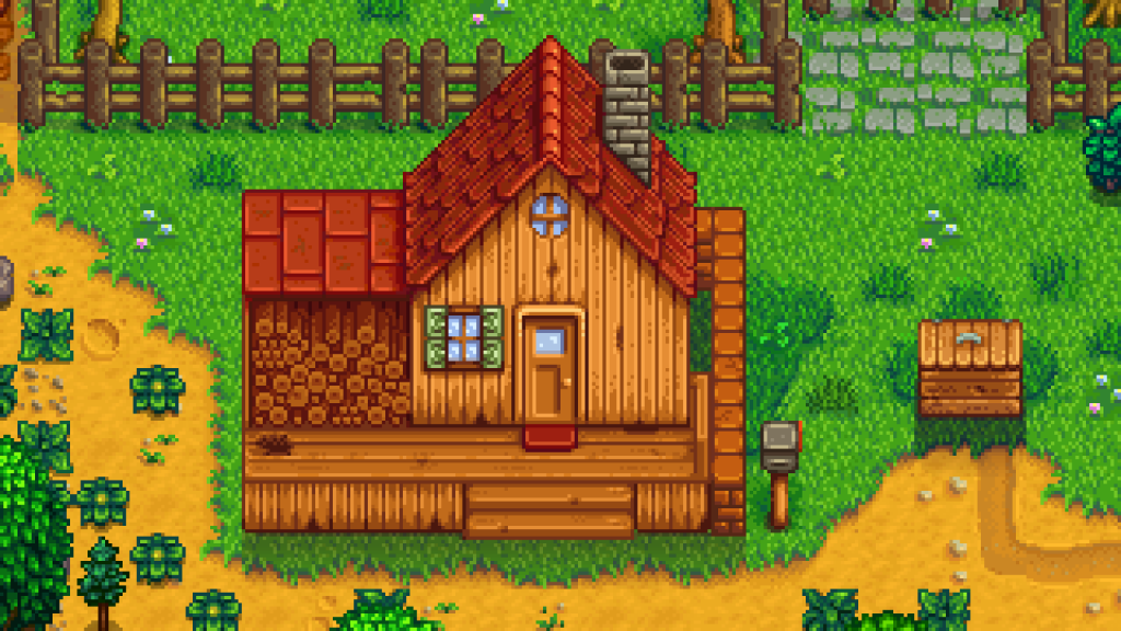 Wilderness Farm in Stardew Valley.