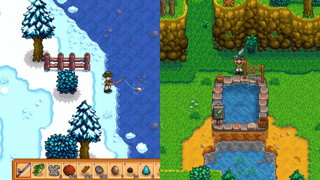 Sturgeon in Fish Pond in Stardew Valley.