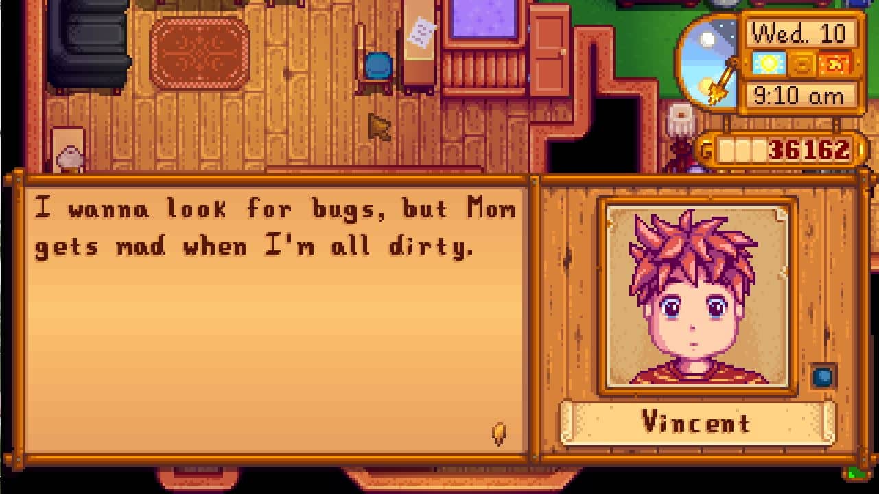 Stardew Valley Vincent Schedule Gifts And More Stardew Guide