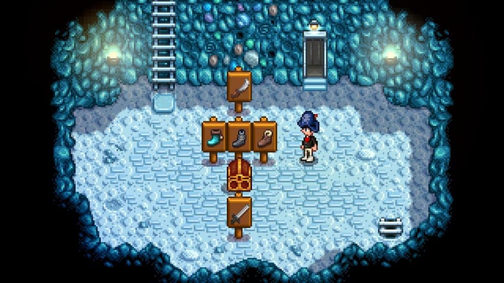 The player staring at the Remixed Mine Rewards at the Mines' 50th floor.