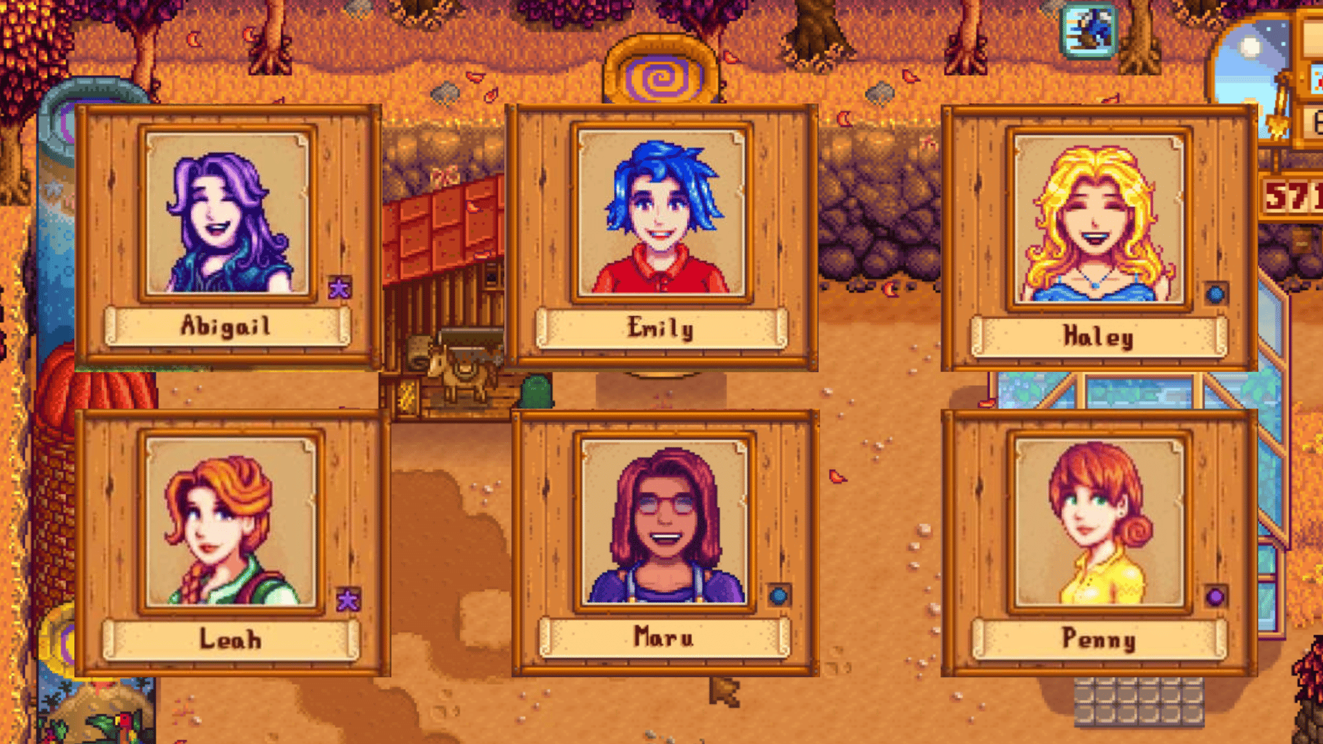 Complete list of bachelorettes in Stardew Valley from A to Z.