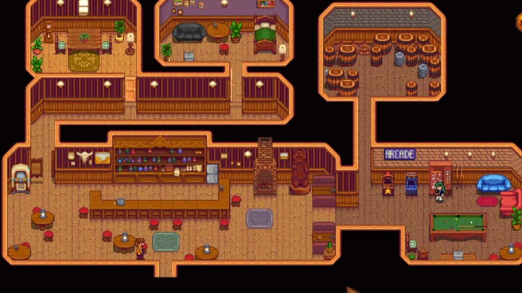 Interesting Things At Stardrop Saloon In Stardew Valley