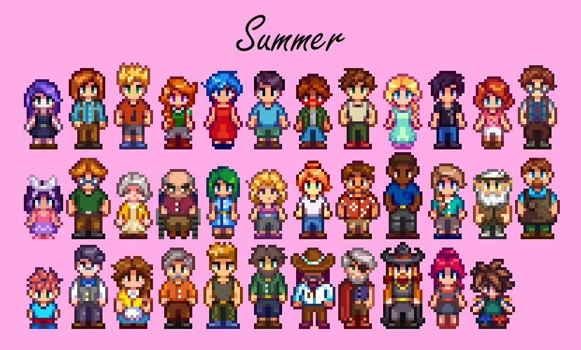 Seasonal Outfits Slightly Cuter Aesthetic Stardew Guide