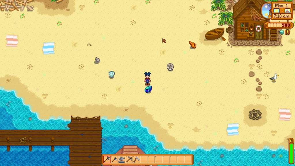 Rainbow Shell forgeable on Beach